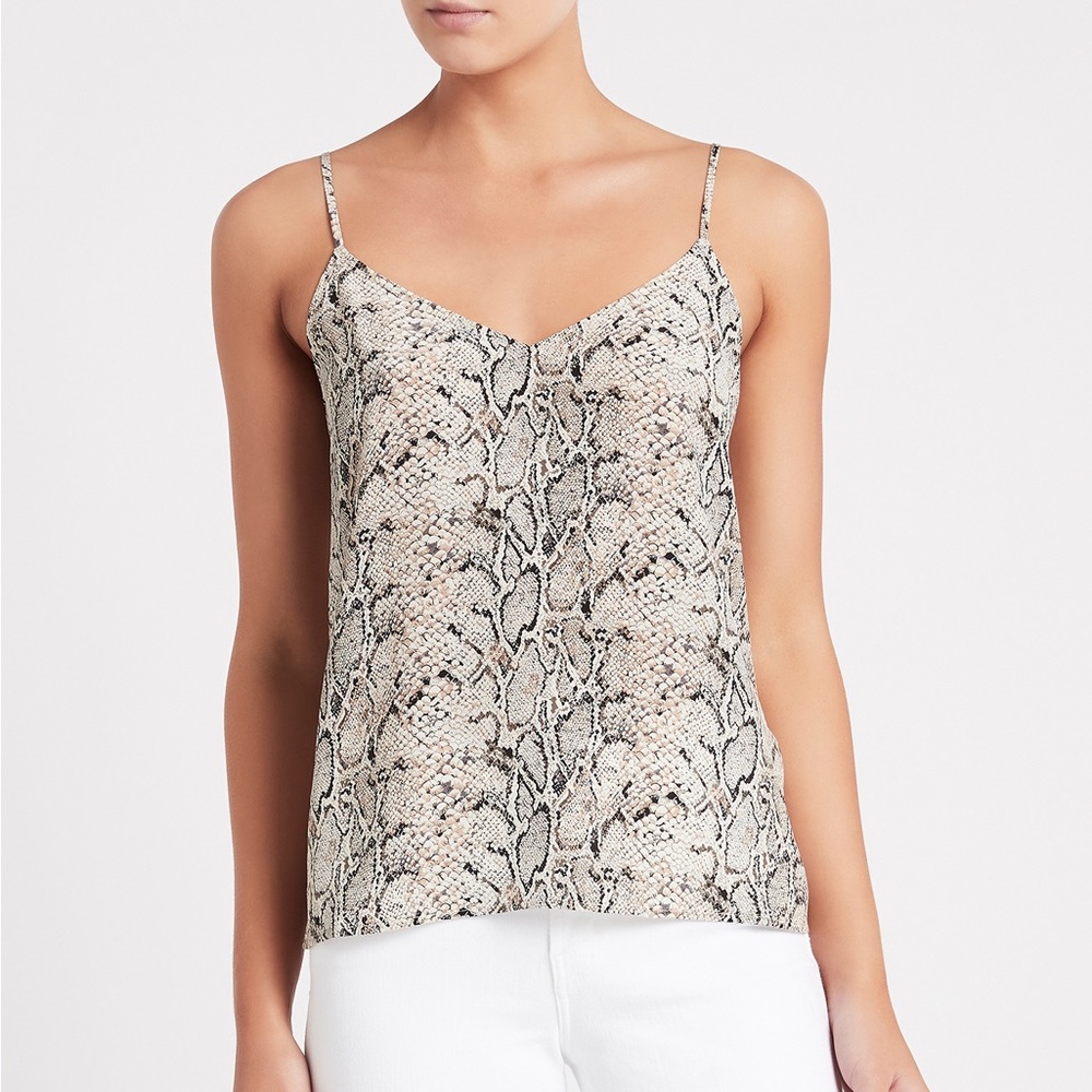Like New Equipment Silk Cami in Snake Print (M)